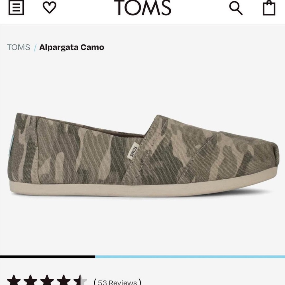 Toms canvas slip ons